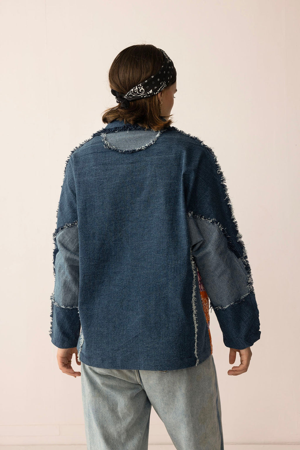 The Tessa Dune Shacket in Copper Denim
