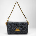 Loyal West SAVI MINI BAG IN  CALF LEATHER - BLACK