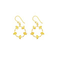 Heart's Dance Earrings in Gold