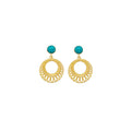 Web of Star Light Earrings in Gold