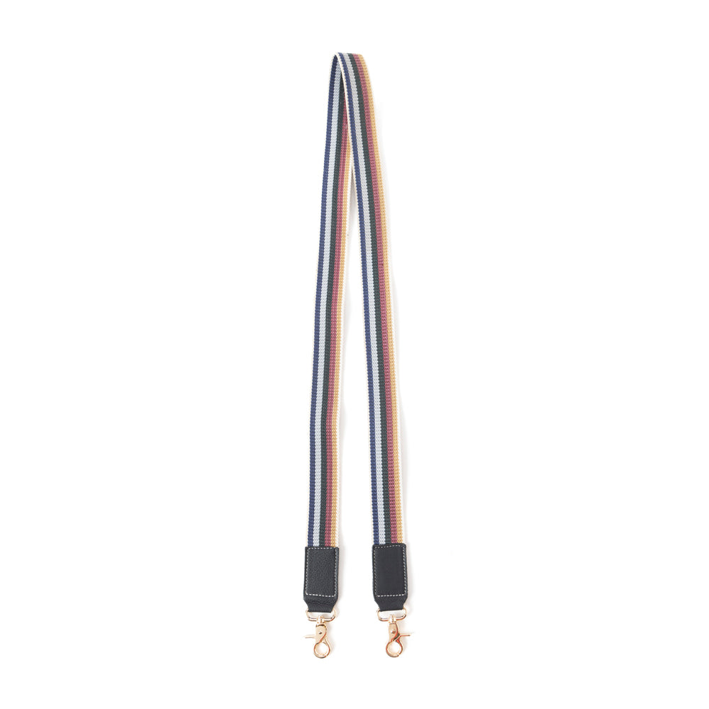 Millingston Canvas Accessory Strap In Dark Blue