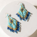 Azul Arrow Earrings in Mirage Cyan