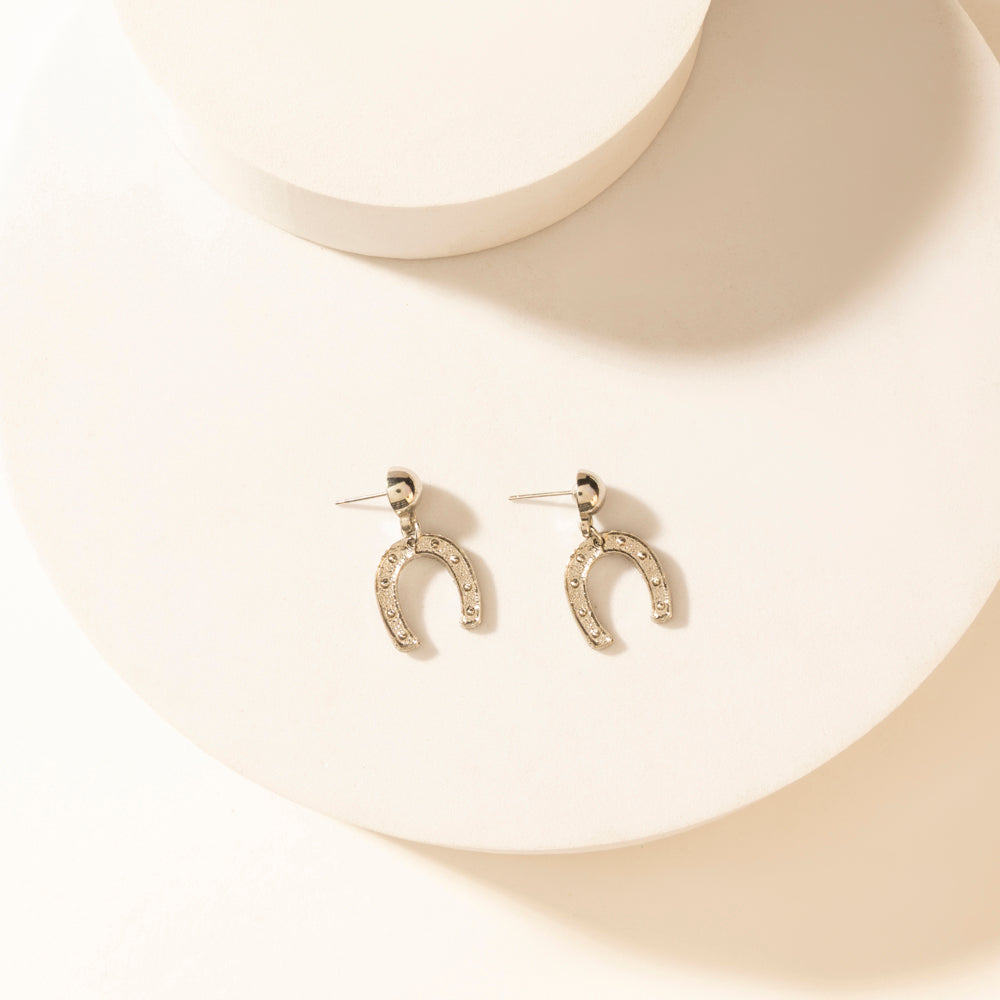 Myra Moonbeam Earrings Set in Silver Shine