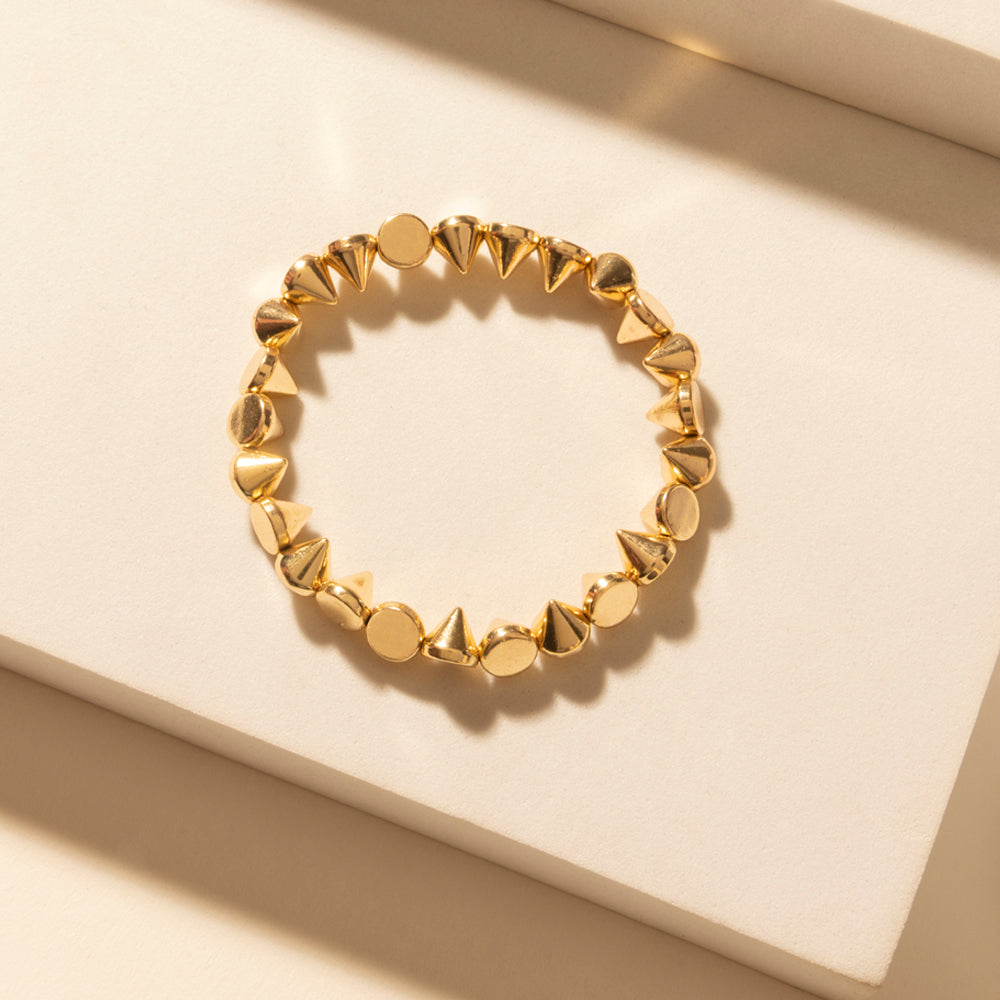 Myra Gilded Lasso Stack Bracelet in Arena Blue