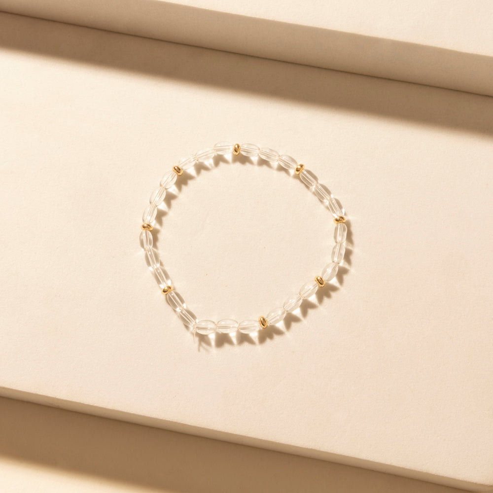 Myra Amethyst Trail Stack Bracelet in Desert Orchid