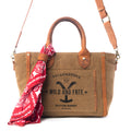 Yellowstone Montana Amber CrossBody Bag with Scarf