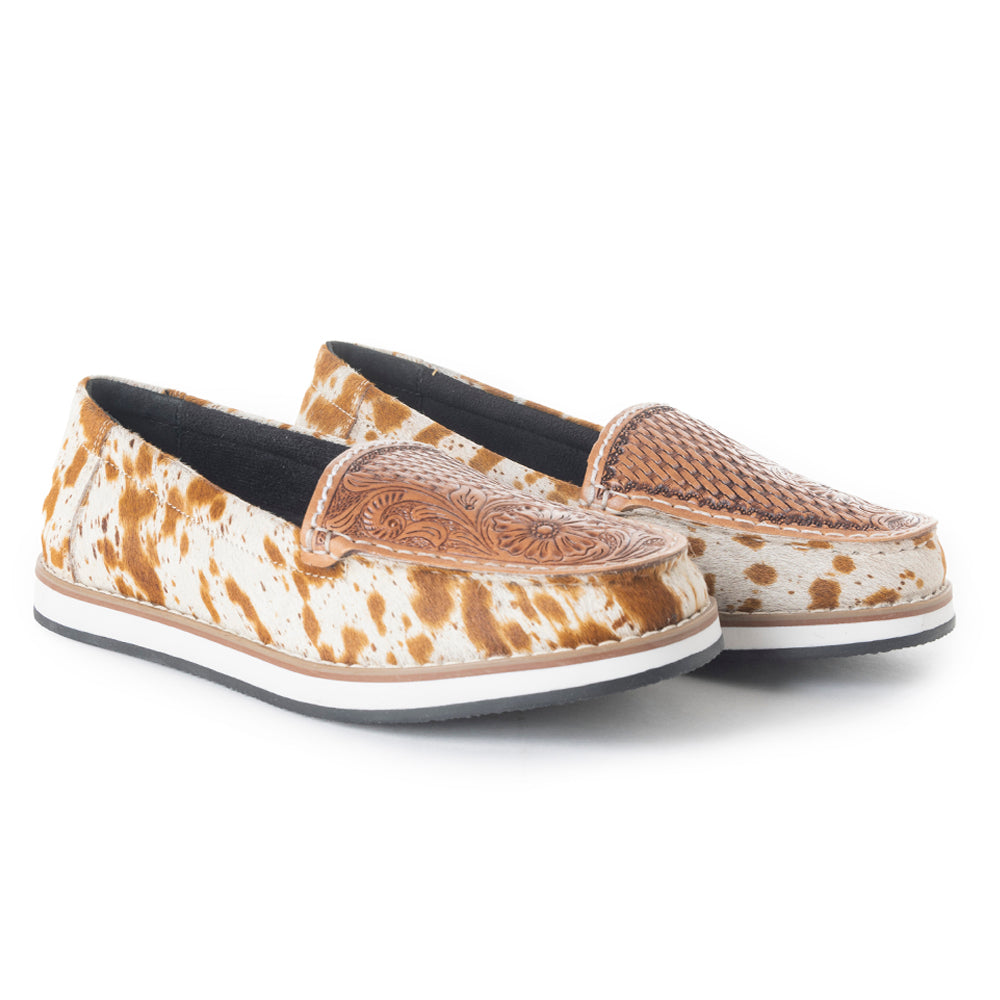 Electraun Western Hand-Tooled Sneakers
