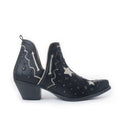 Myra Lone Star Sky Leather Rodeo Boots - Spilt-Top Handstitched Western Boots with Stud Detail for Rodeo Elegance