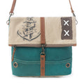 Burlander Patch Teal Small & Crossbody Bag